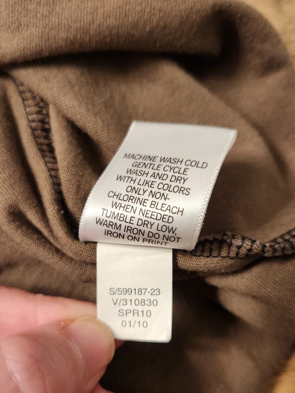 Banana Republic Men's Olive-Brown Polo Shirt